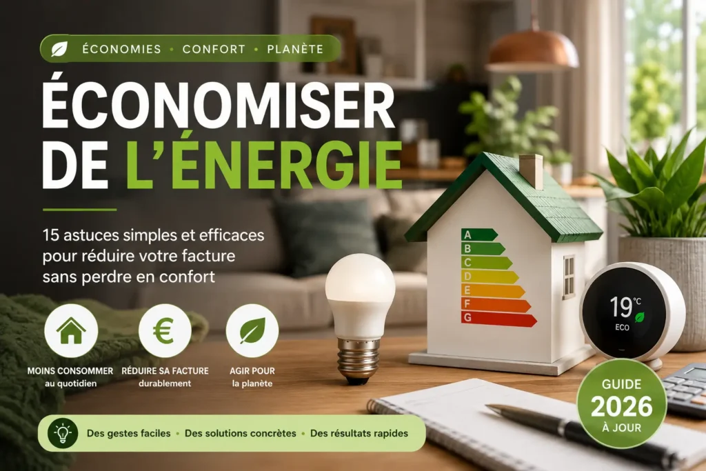 économiser de l’énergie à la maison