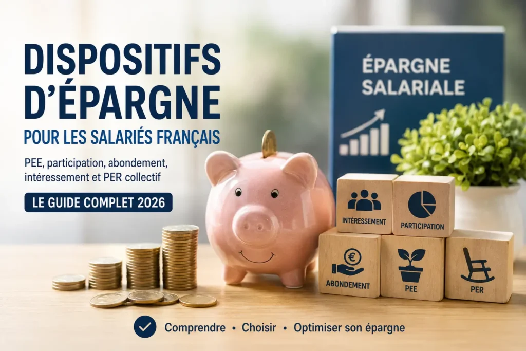Dispositifs d’épargne pour les salariés français avec PEE, participation et abondement