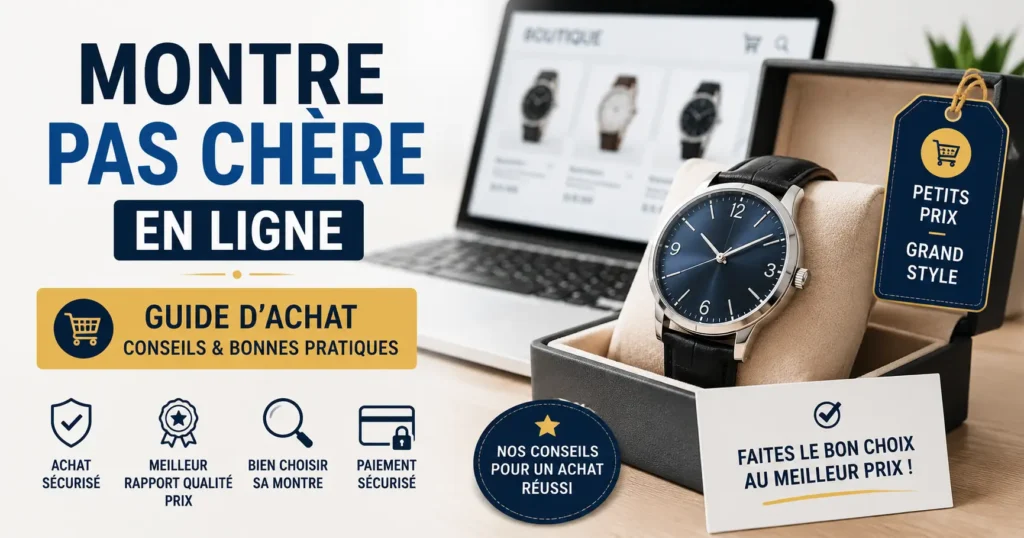 Montre pas chère en ligne avec guide d’achat et conseils