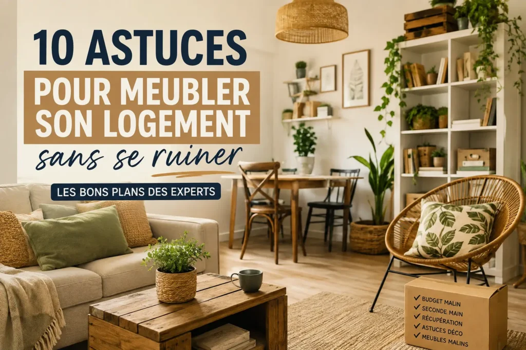 Meubler son logement sans se ruiner avec un intérieur moderne et économique