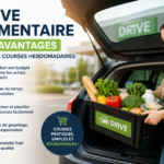 Drive alimentaire avec retrait de courses en ligne et produits frais pour mieux gérer son budget et gagner du temps