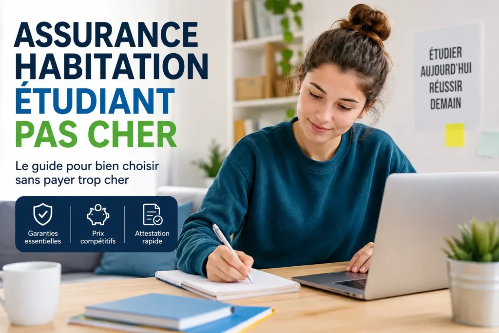 Assurance habitation étudiant pas cher pour comparer les garanties et les prix